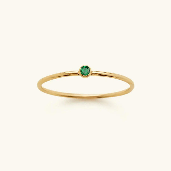 Precious Gemstone Stacker Ring
