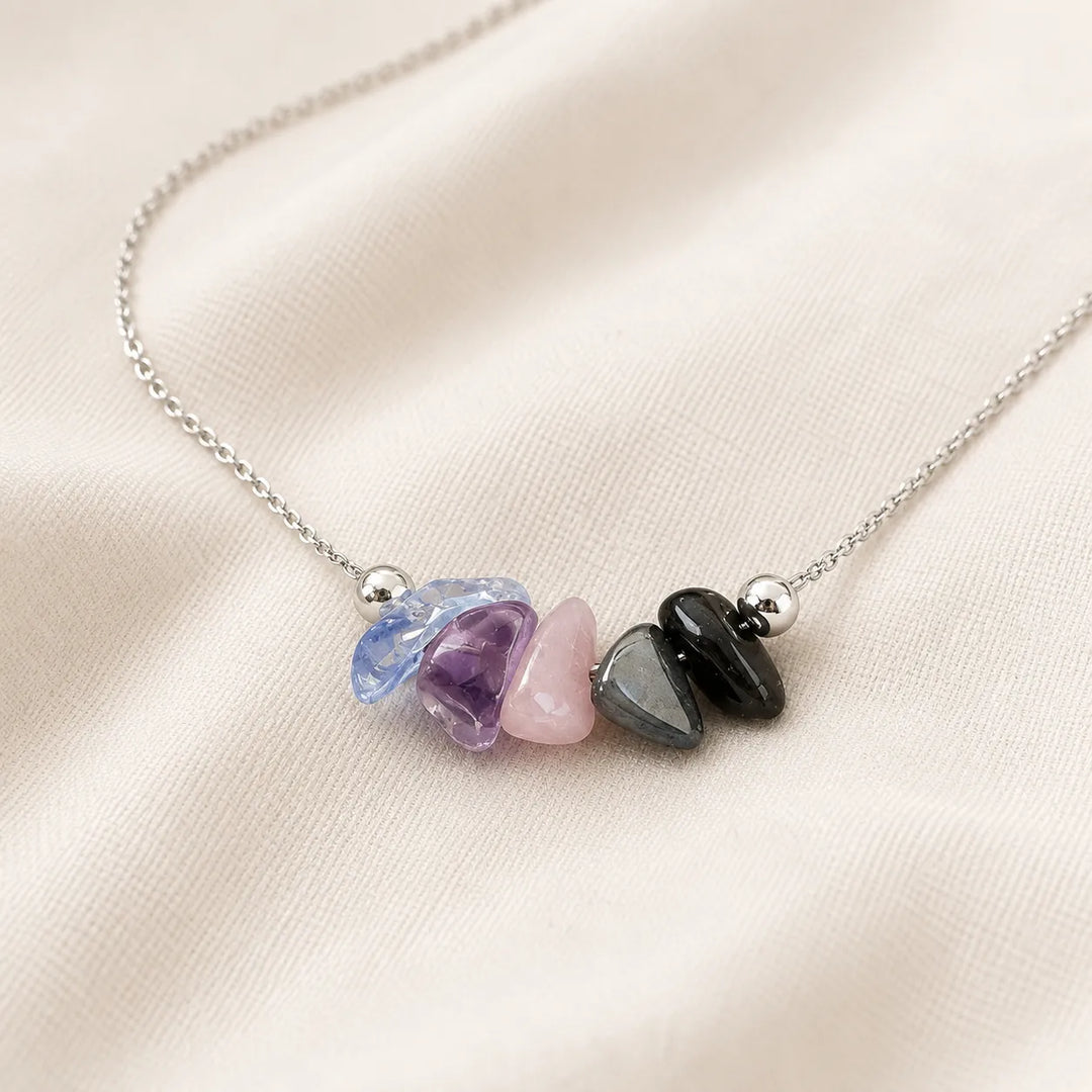 Minimalist Raw Crystal Necklace