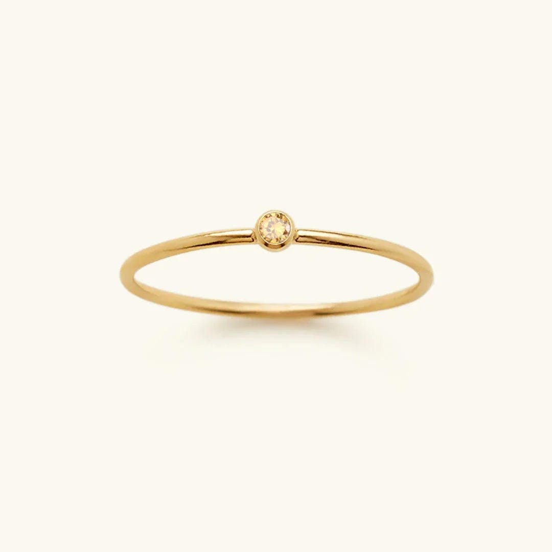 Precious Gemstone Stacker Ring