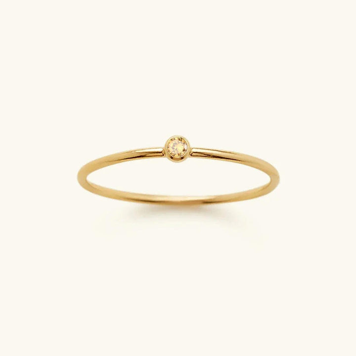 Precious Gemstone Stacker Ring