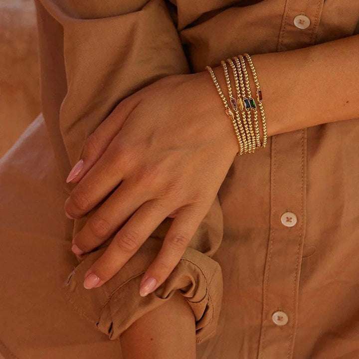 Radiant Gemstone Bracelet