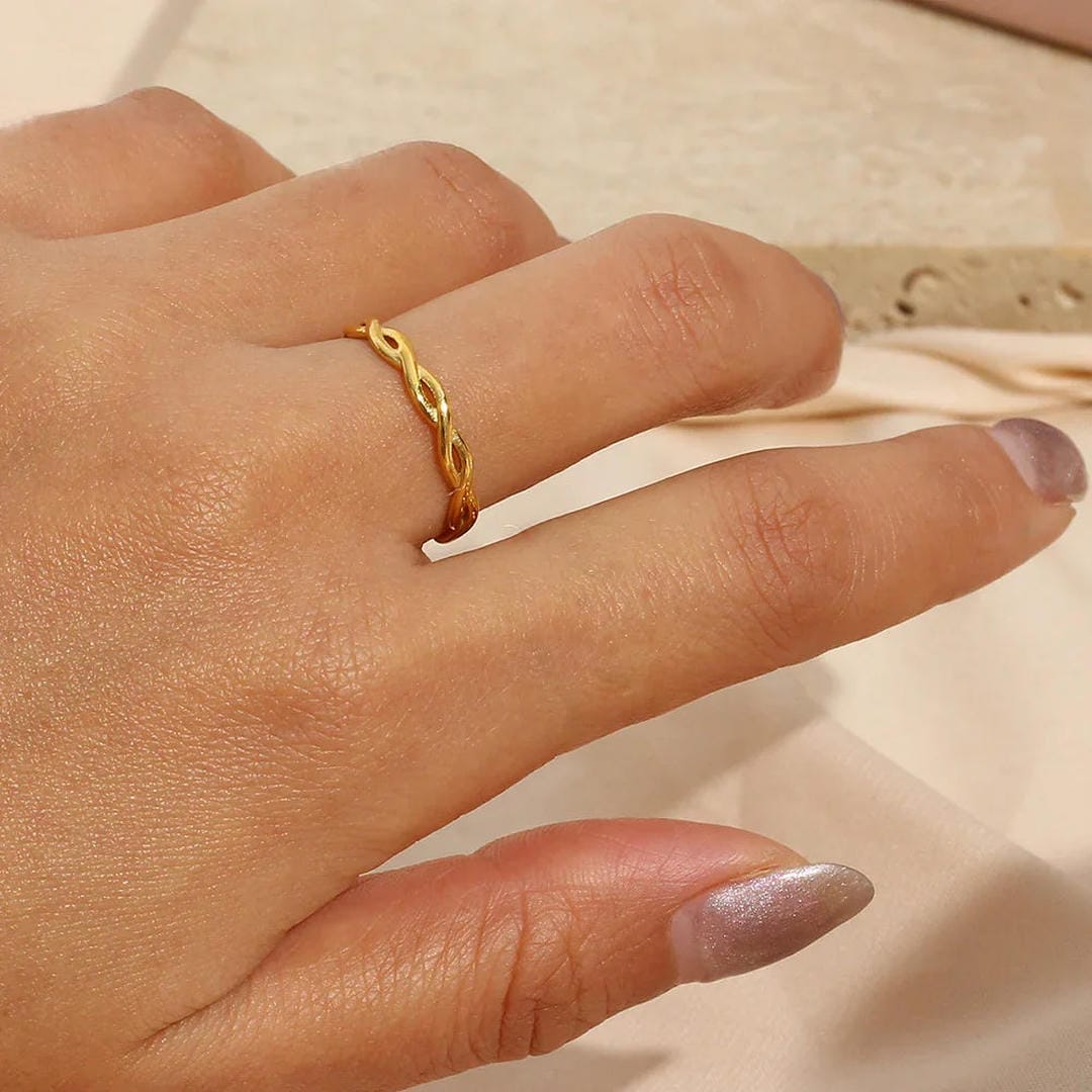 Vintage Twisted Gold Ring