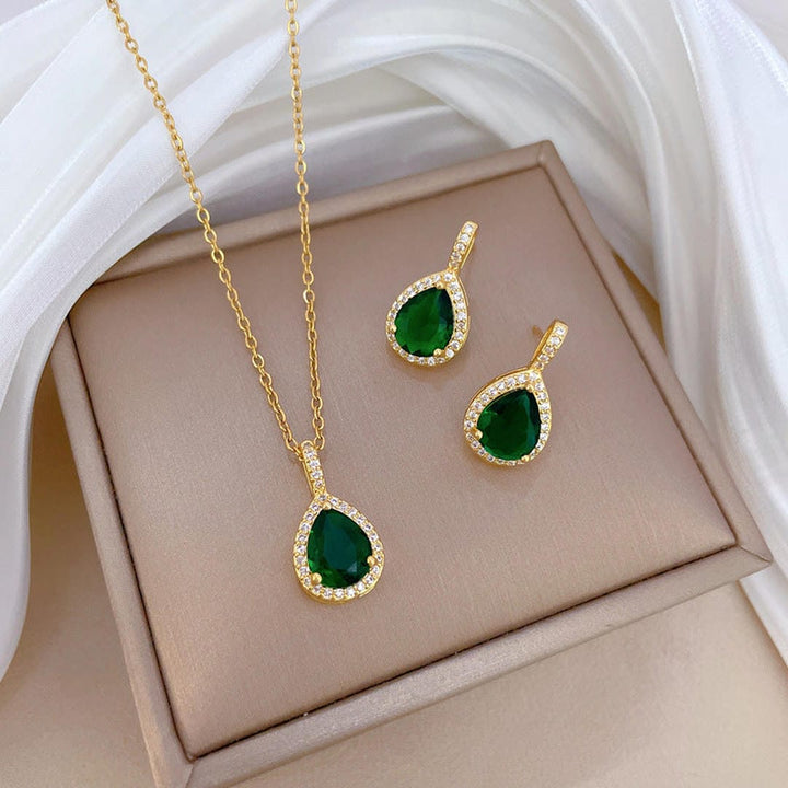 Royal Emerald Gold Set