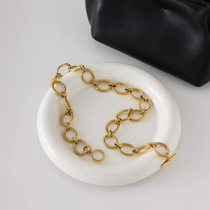 Timeless Bold Gold Chain Necklace
