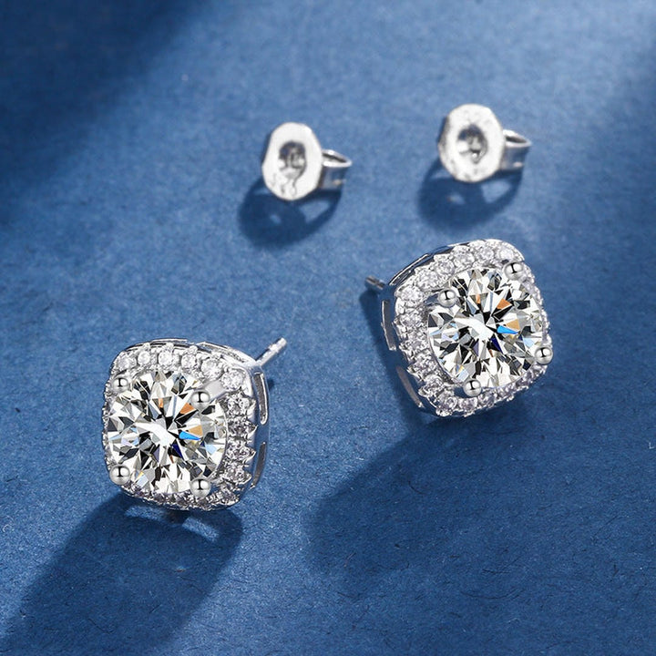 Exclusive White Gold Aria Square Radiant Set