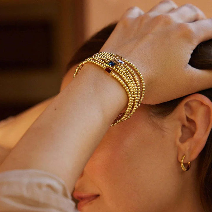 Radiant Gemstone Bracelet