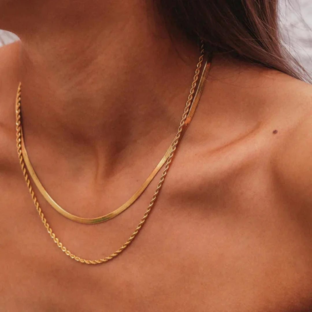 Luxe Gold Double Necklace