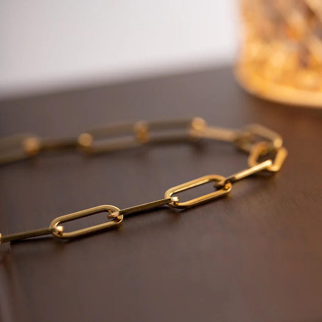 Timeless Gold Paperclip Chain Necklace