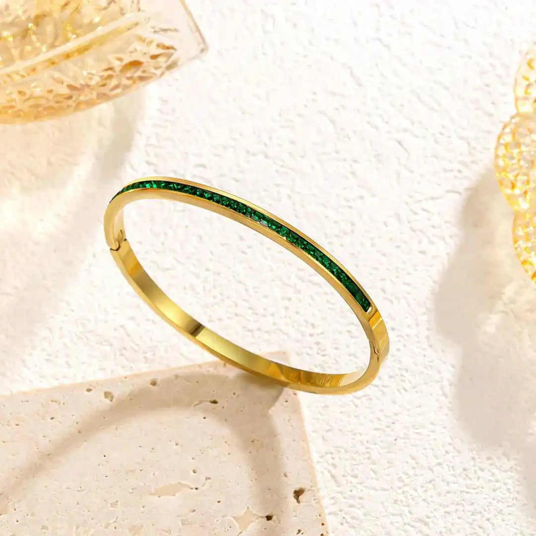 Emerald Link Fashion Bracelet