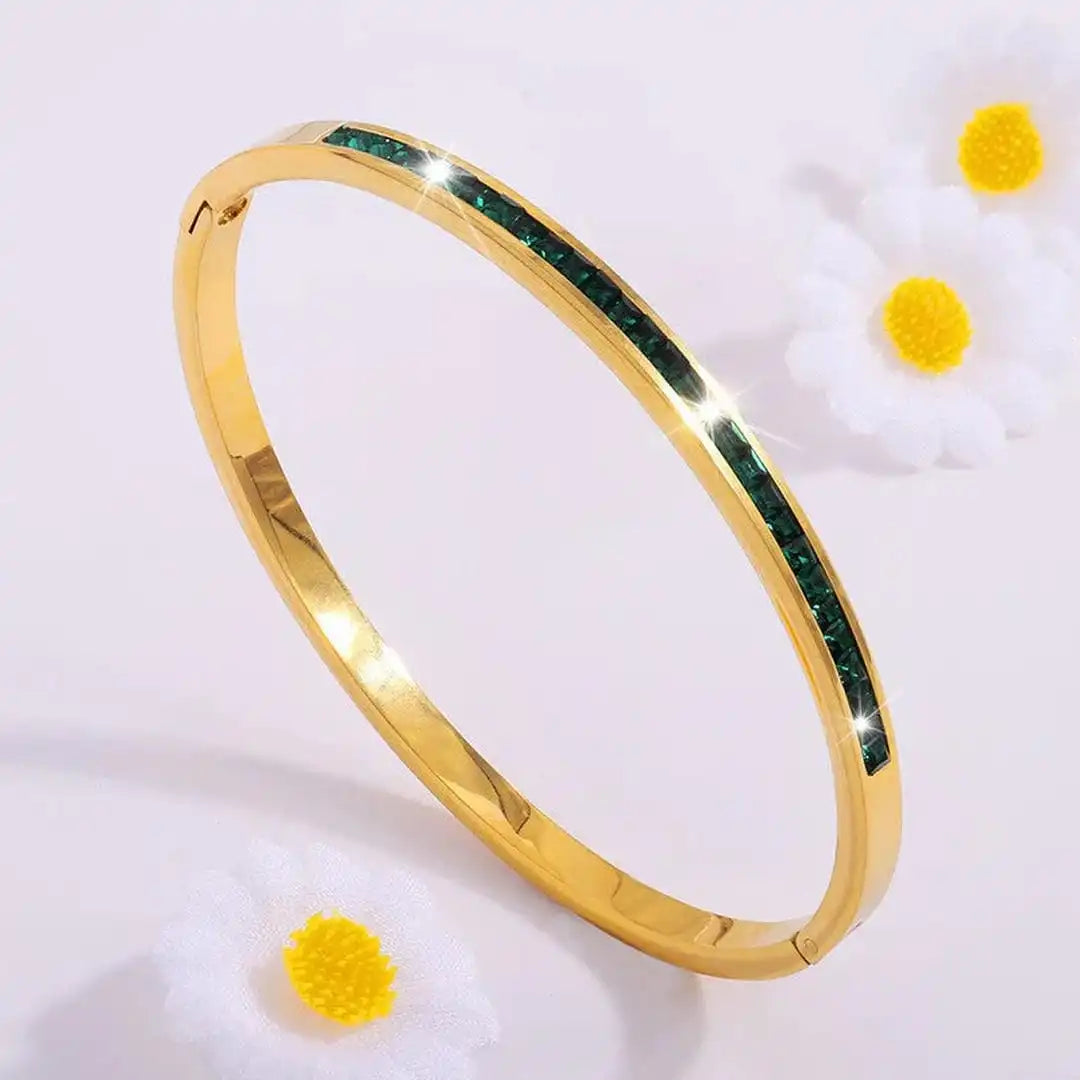 Emerald Link Fashion Bracelet