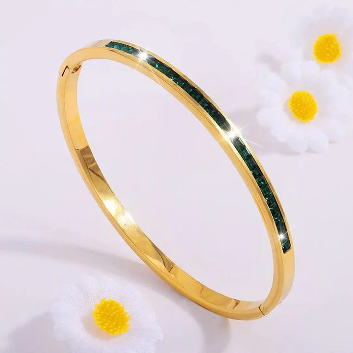 Emerald Link Fashion Bracelet