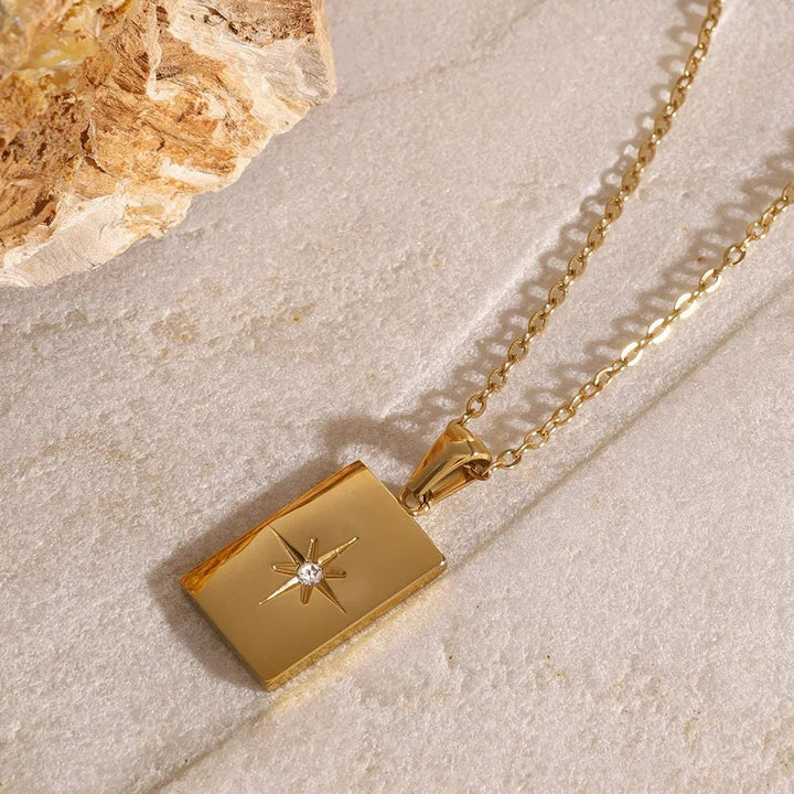Elegant Triple Gold Chain Necklace