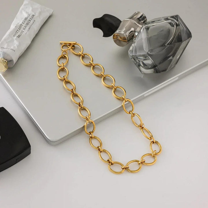 Timeless Bold Gold Chain Necklace