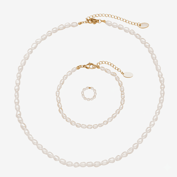 Radiant Tide Pearl Jewelry Set