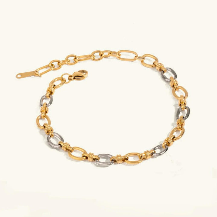 Two Tone Gold Sleek Bracelet