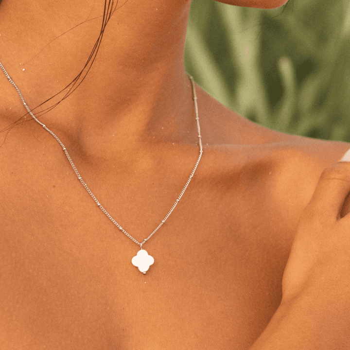 Summer Tile Pendant Necklace