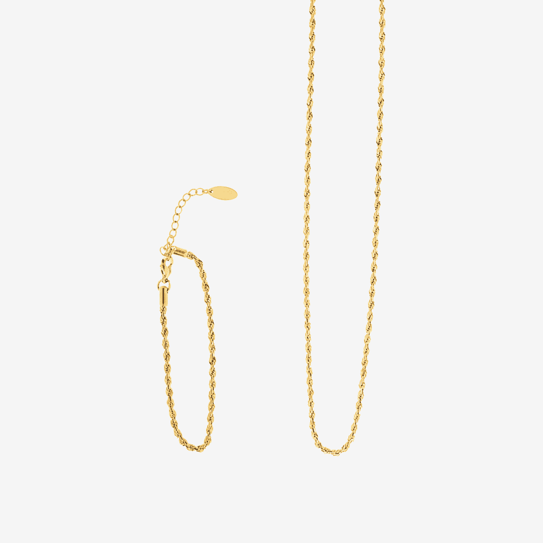Classic Gold Twist Chain Bundle