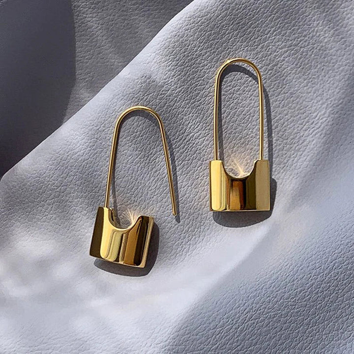 Majestic Hip Hop Lock Earrings
