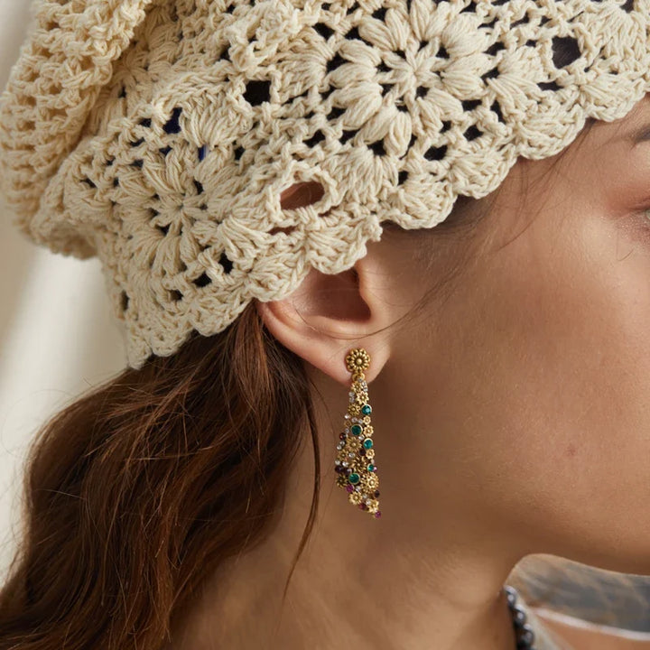 Aesthetic Floral Charm Earrings