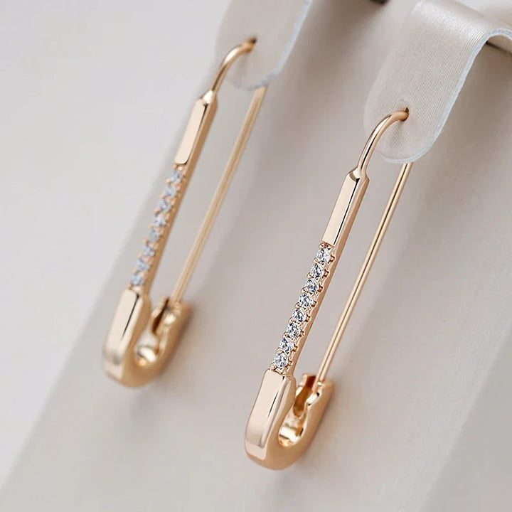 Shimmering Crystal Pearl Dangle Earrings