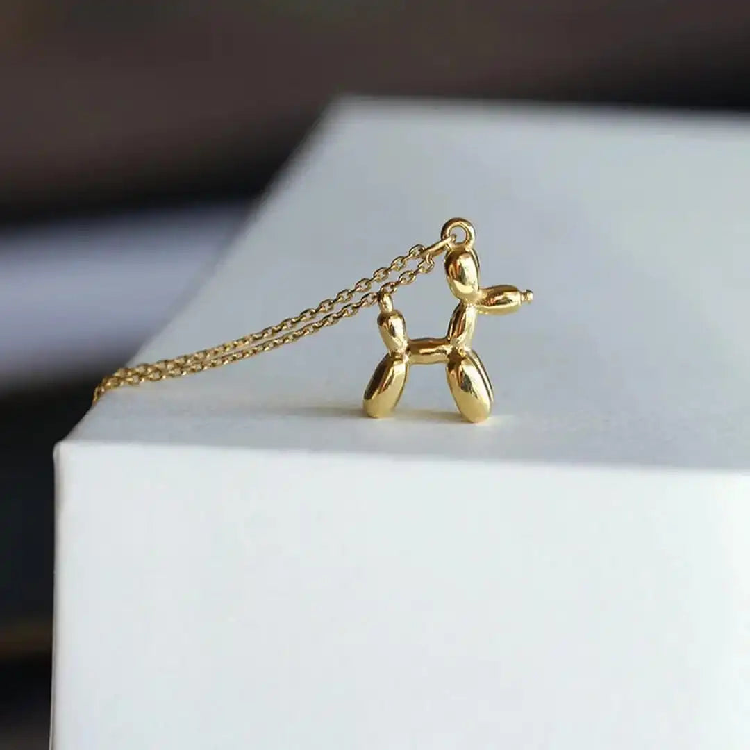 Balloon Dog Pendant Necklace