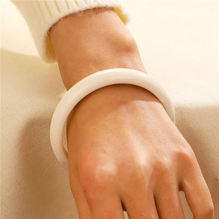 Acrylic Semi-Transparent Bracelet