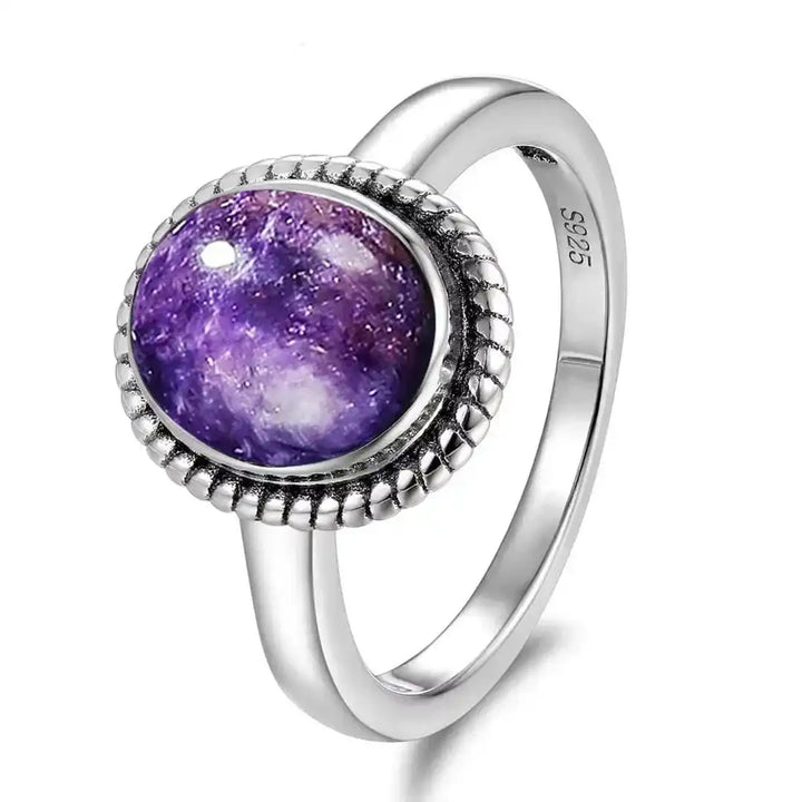 Classic Silver Rope Oval Ring