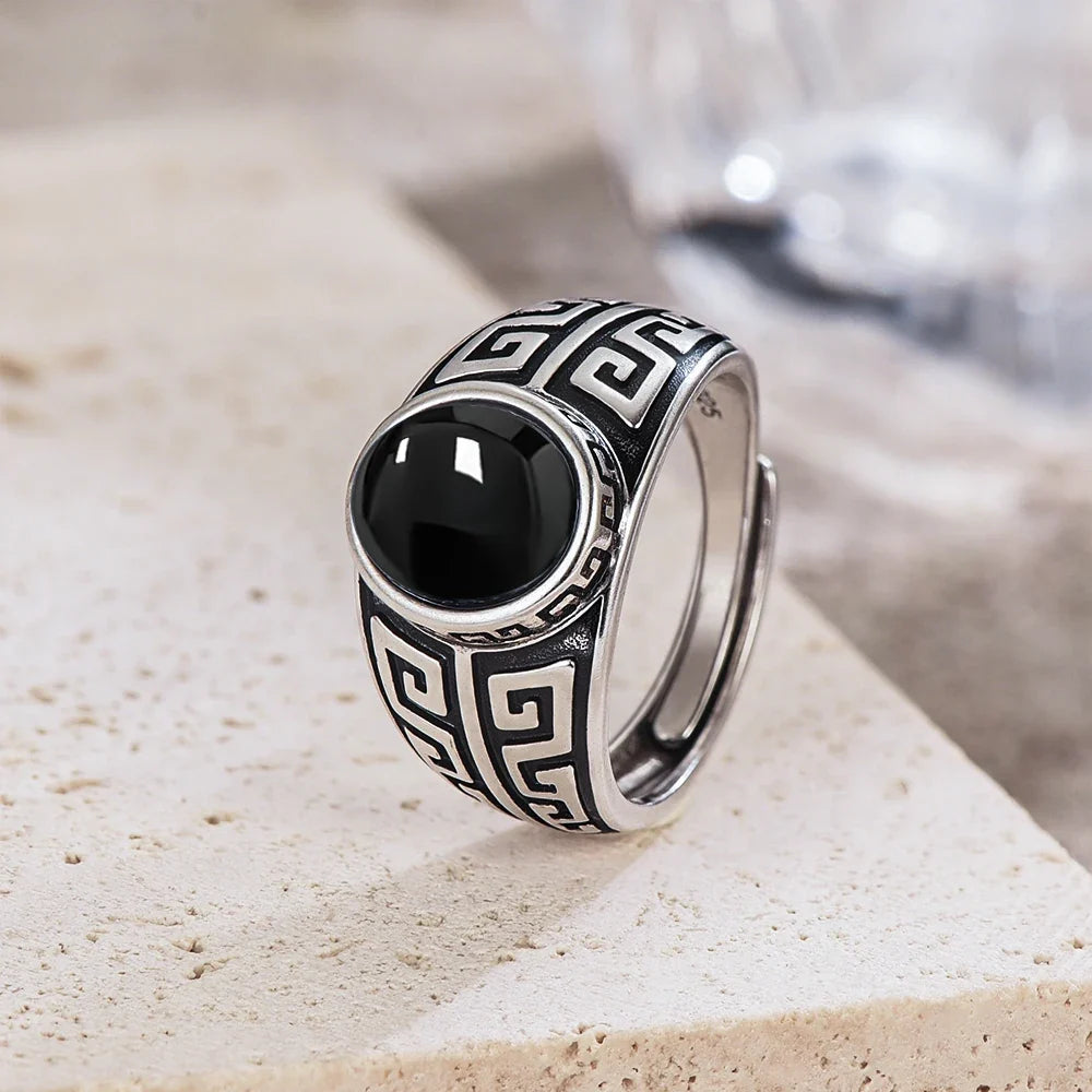 Tiger Eye Silver Ring