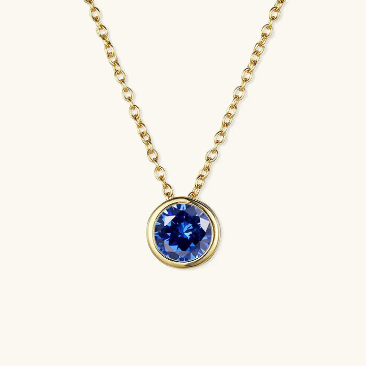 Radiant Gemstone Gold Chain