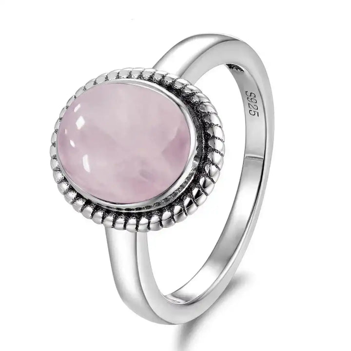 Classic Silver Rope Oval Ring