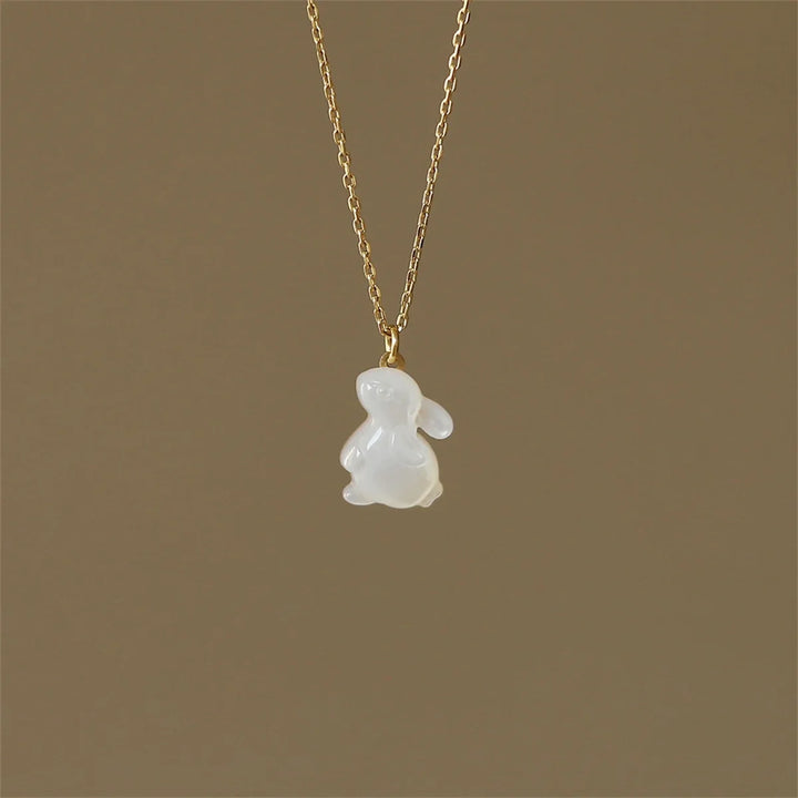 Artistic Rabbit Pendant Necklace