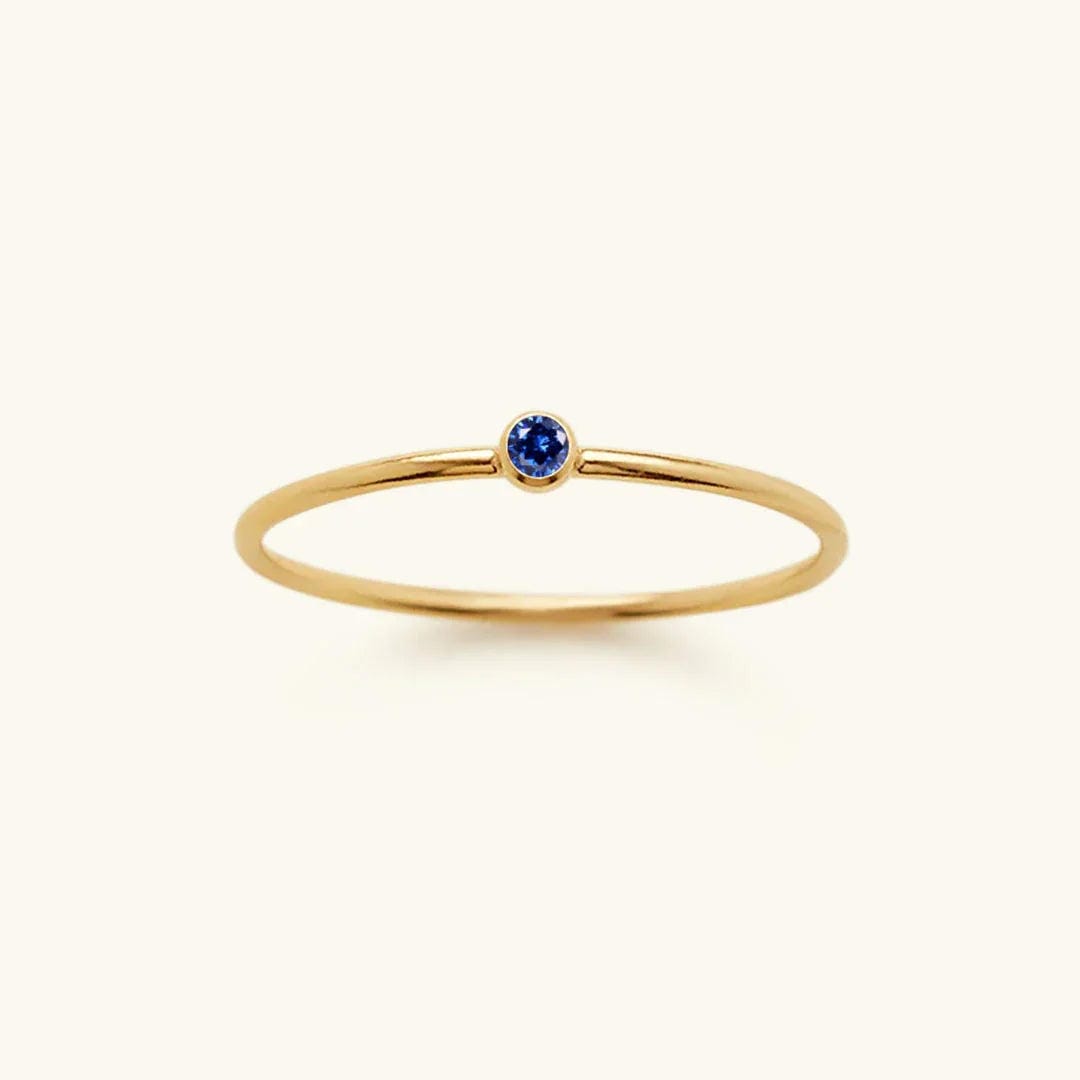 Precious Gemstone Stacker Ring