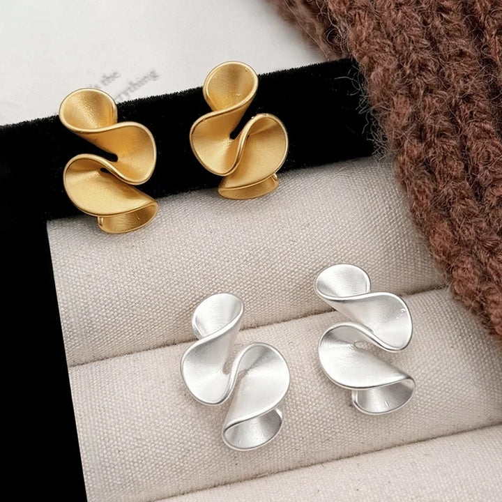 Lucia Sofia Silver and Gold Earrings