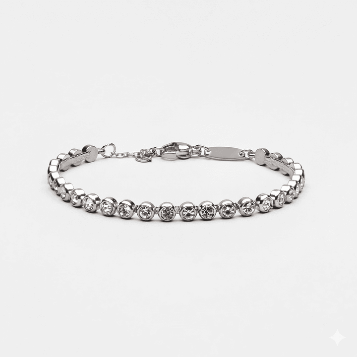 Classic Silver or Gold Tennis Bracelet