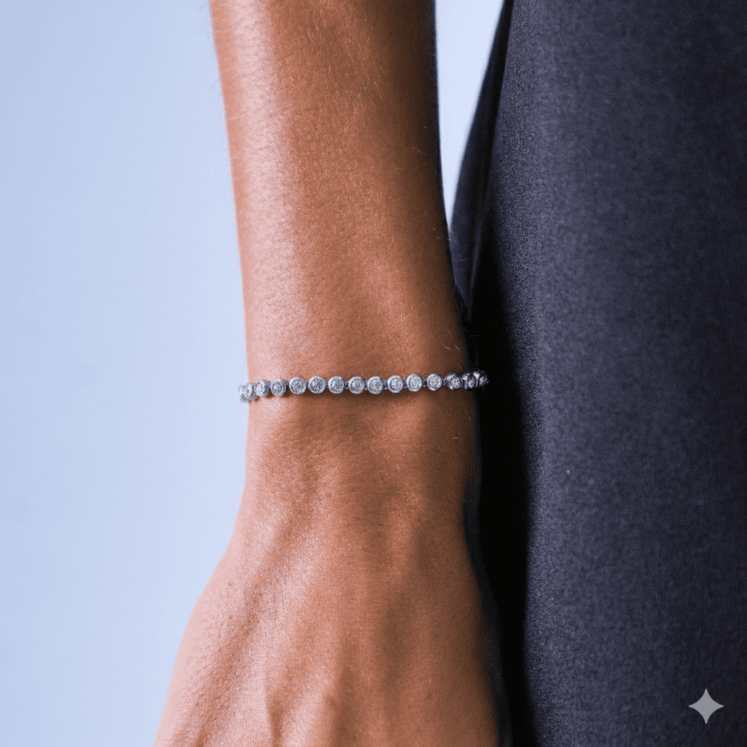 Classic Silver or Gold Tennis Bracelet