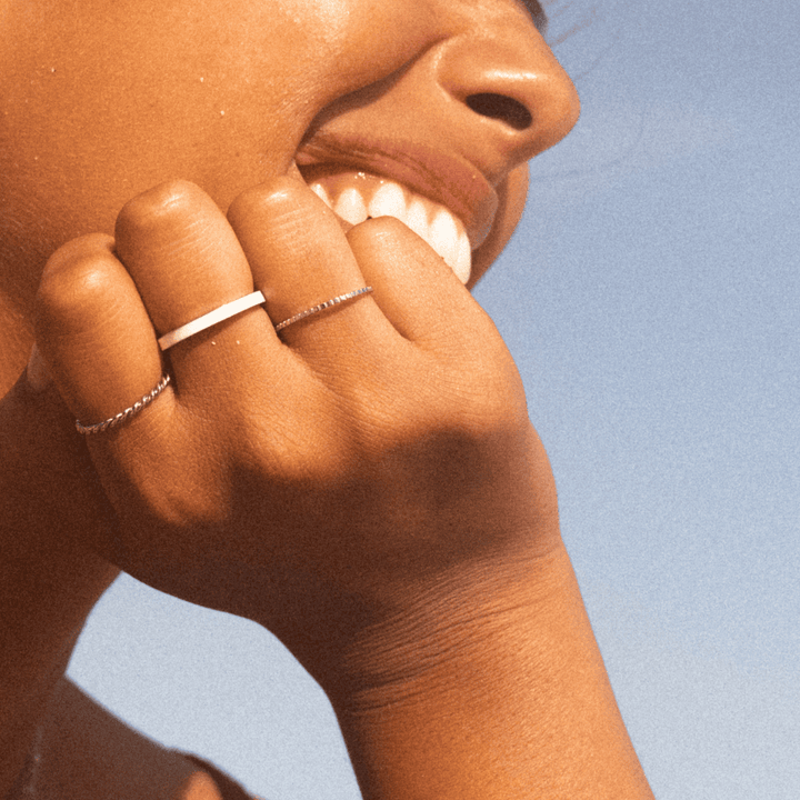 Luna Stackable Thin Ring