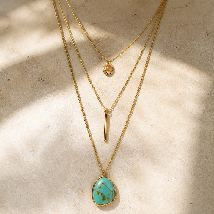 Three Tier Layer Boho Necklace