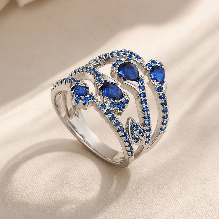 Timeless Blue Crystal Ring
