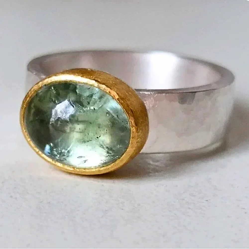 Handmade Vintage Green Ring
