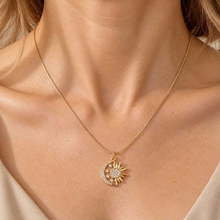 Exquisite Celestial Zirconia Necklace