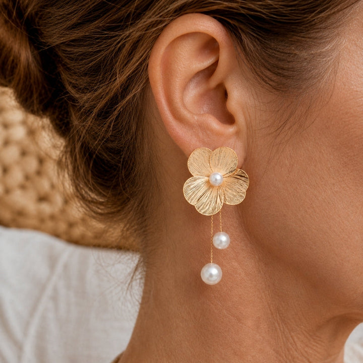 Ethereal Ginkgo Leaf Earrings