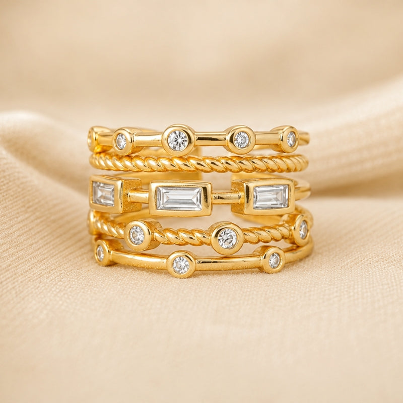 Gold Couture Stackable Ring