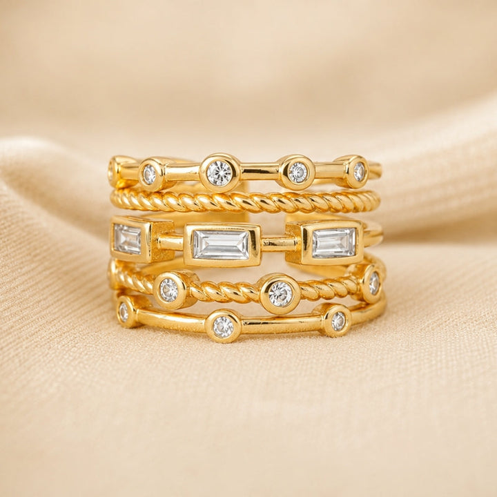 Gold Couture Stackable Ring