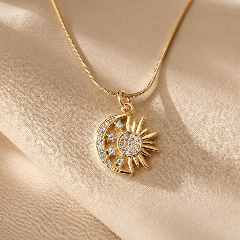 Exquisite Celestial Zirconia Necklace