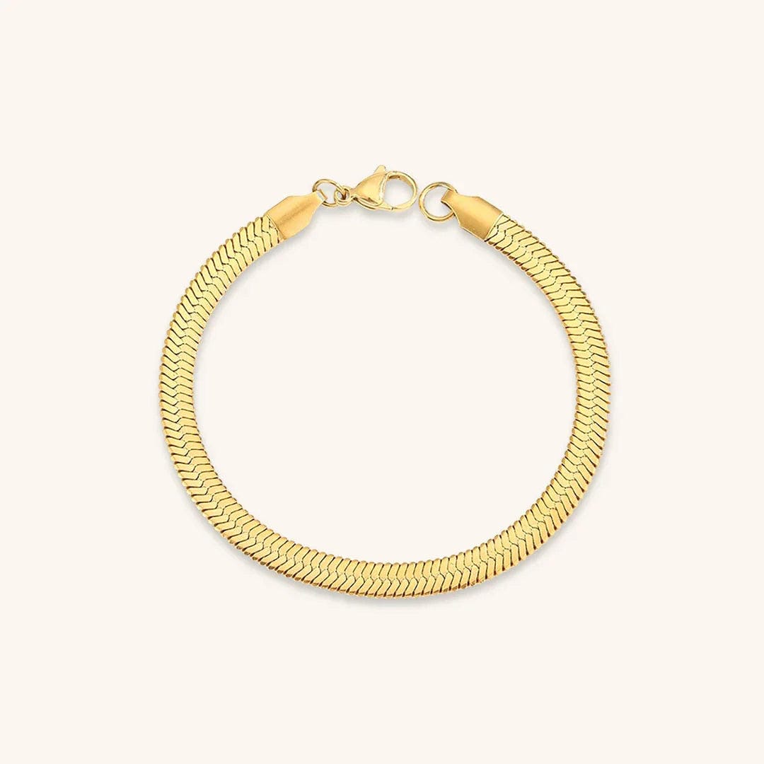 Lustrous Vida Herringbone Wristpiece