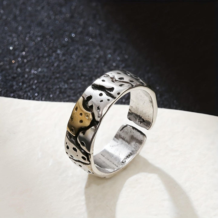 Vintage Golden Forged Ring