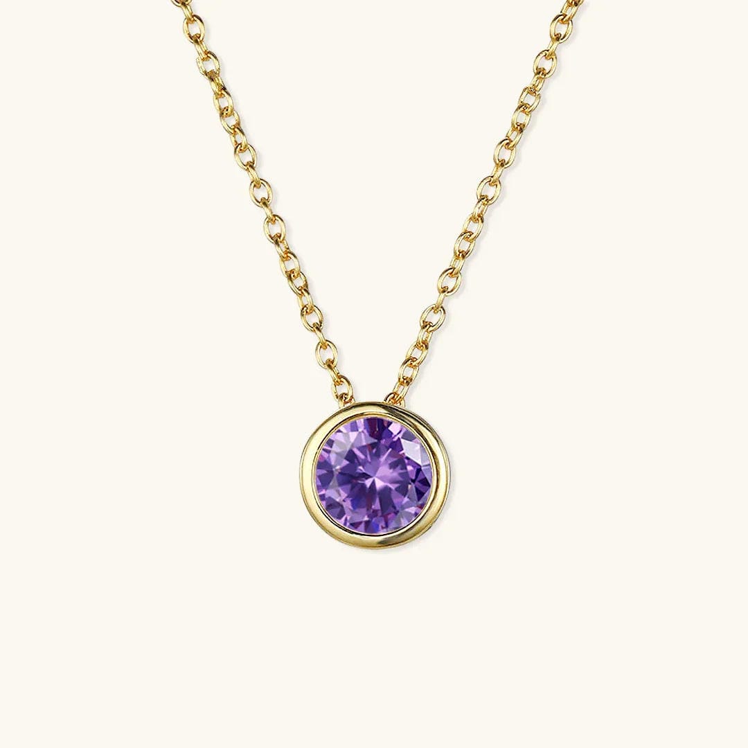 Radiant Gemstone Gold Chain