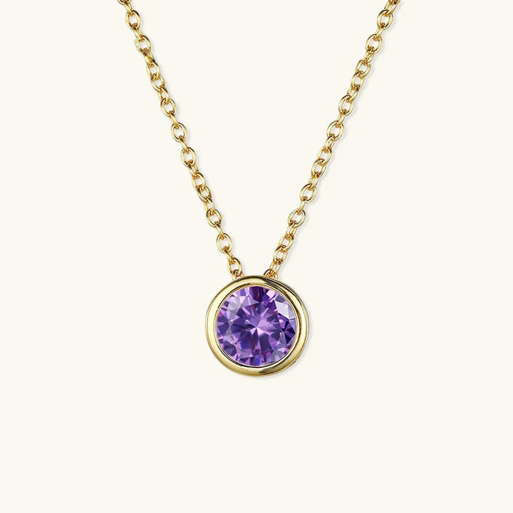 Radiant Gemstone Gold Chain