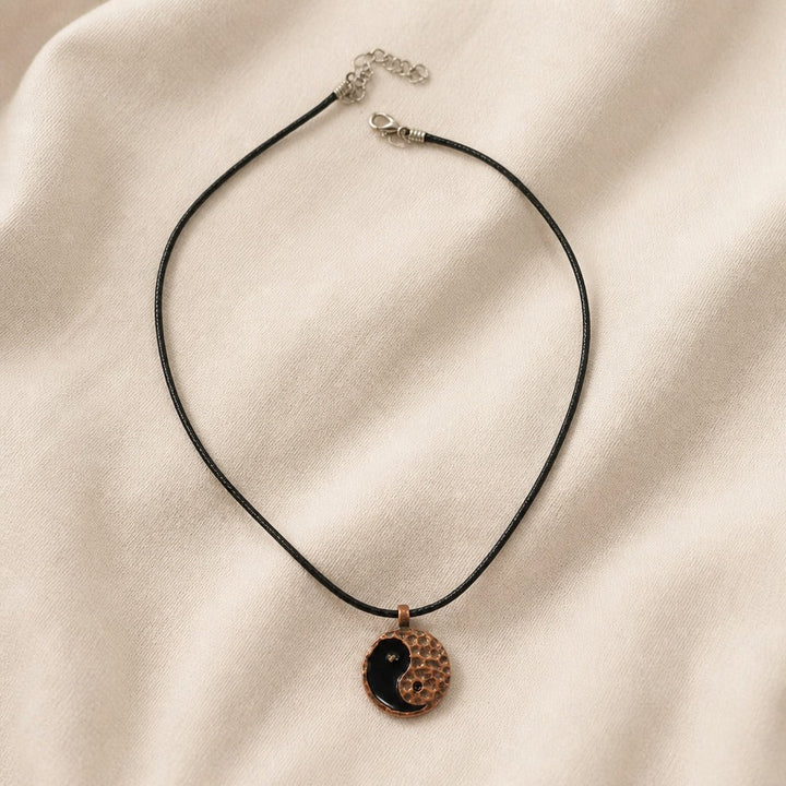 Yin Yang Charm Pendant Necklace