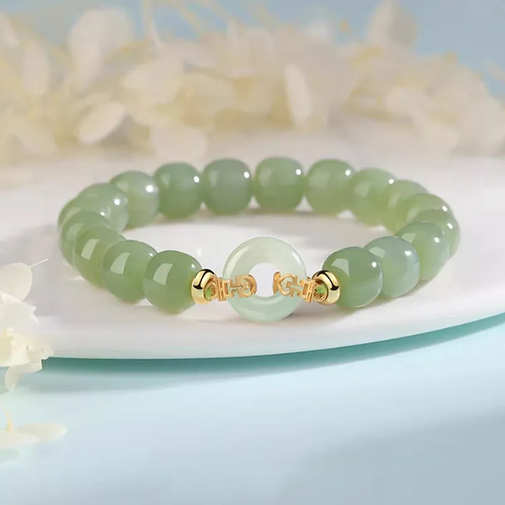 Trendy Green Jade Bracelet